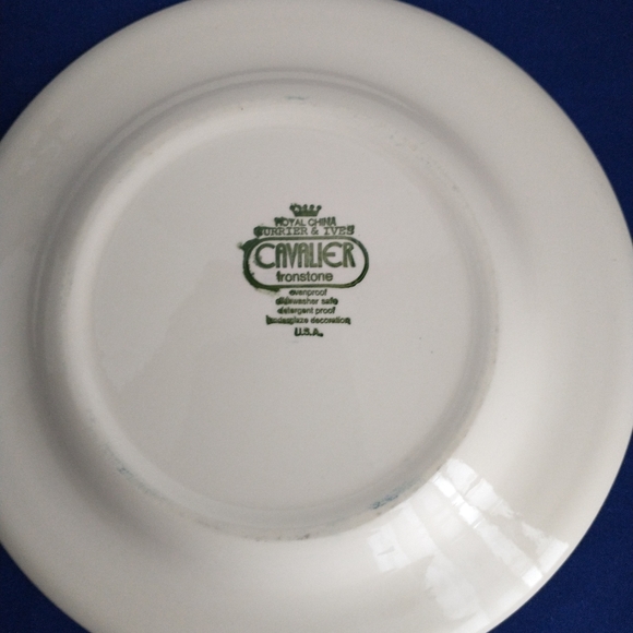 CURRIER & IVES 3 Bundle Dinner Table Plates - Picture 12 of 16